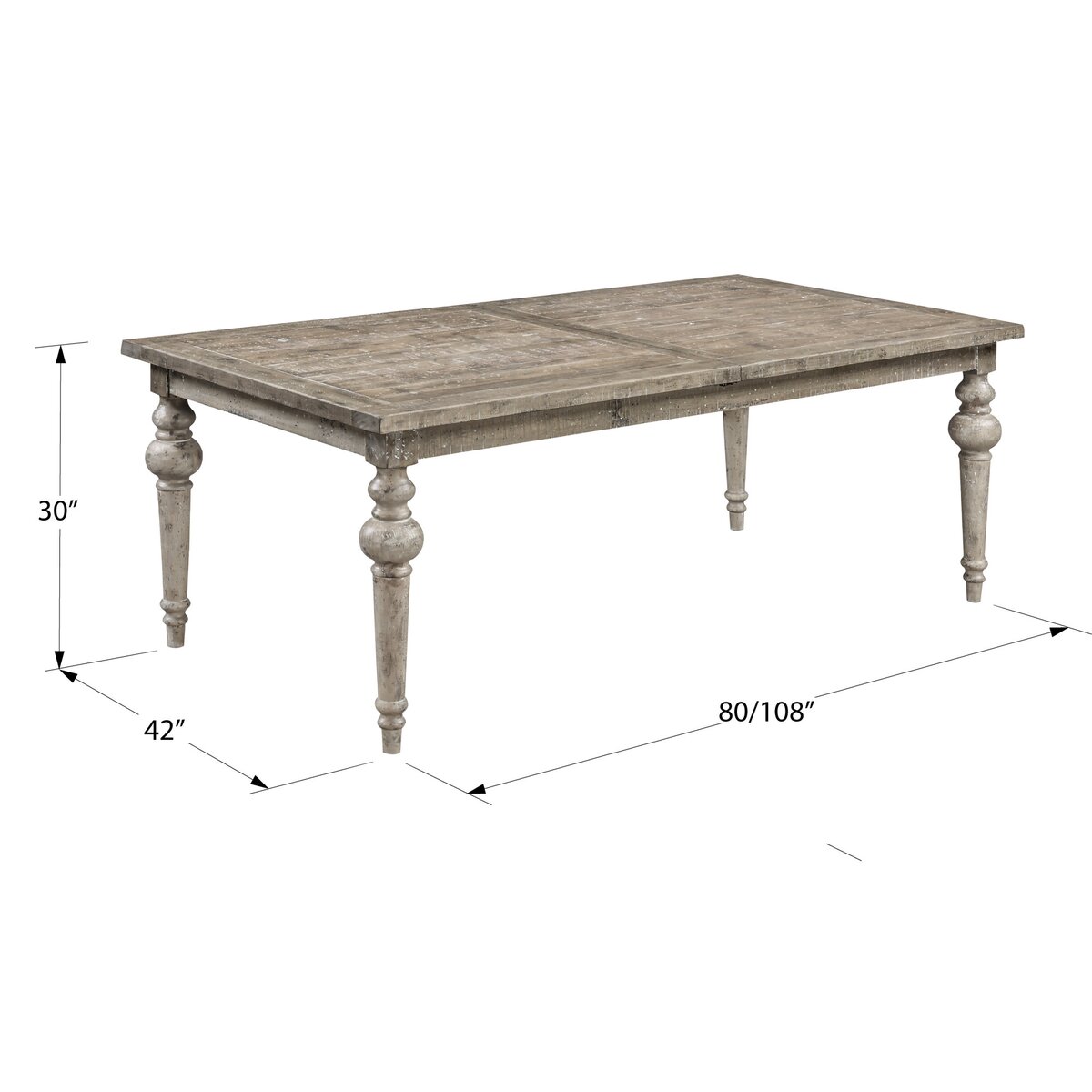 Three Posts™ Clintwood Solid Wood Dining Table & Reviews | Wayfair