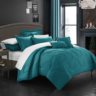 Modern Contemporary Teal Jewel Tone Bedding Allmodern