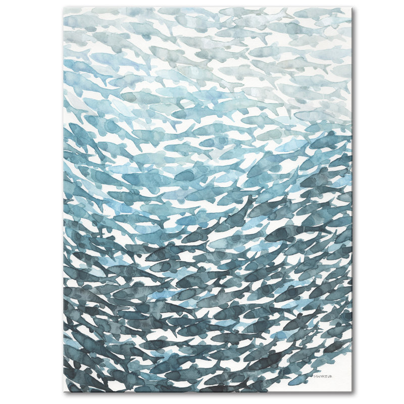 Highland Dunes Deeper Blue By Norman Wyatt Jr Print On Canvas Wayfair