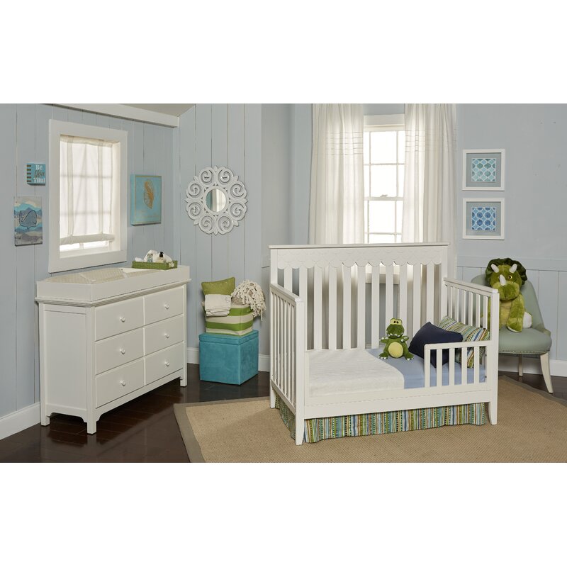 Ti Amo Ariel 4 In 1 Convertible Crib Wayfair Ca