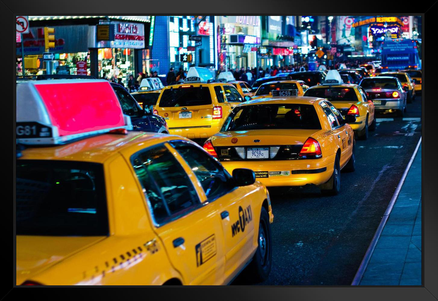 Latitude Run® Traffic In Times Square Midtown New York City NYC Photo