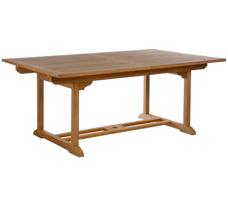 Darby Home Co Forsberg 11 Piece Teak Dining Set With Cushions Reviews Wayfair