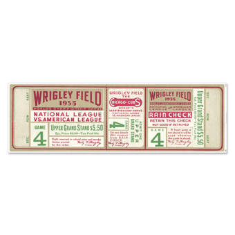 Mustang Products Chicago Cubs 1935 Game 4 World Series Ticket Wall Decal Wayfair