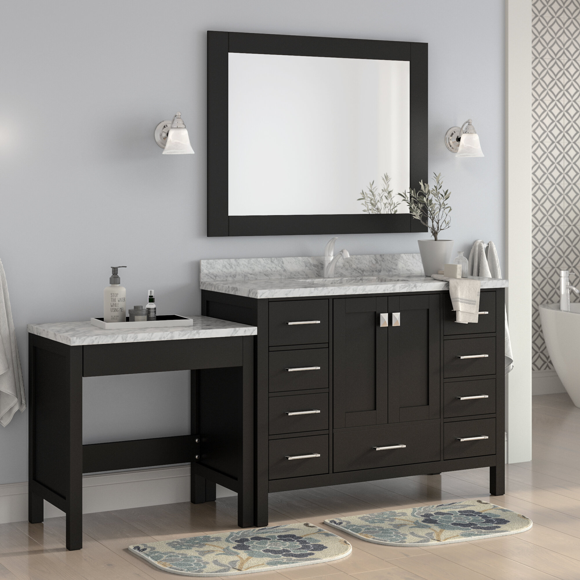 Winston Porter Carrasquillo 78 Single Bathroom Vanity Set With