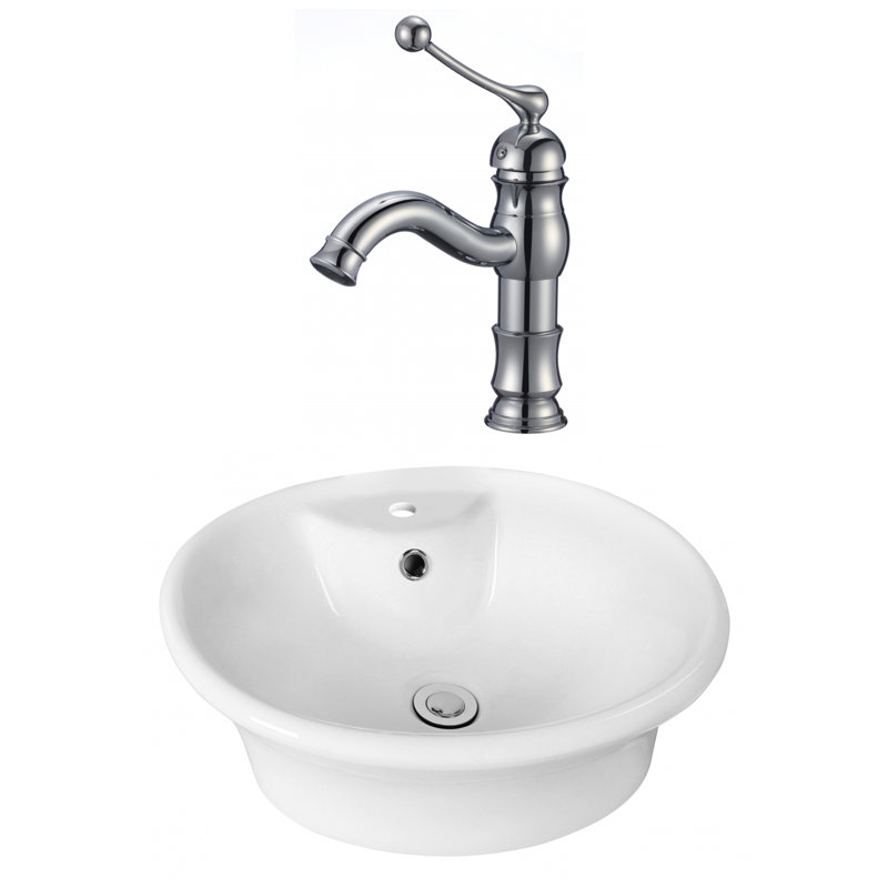 Royalpurplebathkitchen Xena Farmhouse Semi Recessed Ceramic