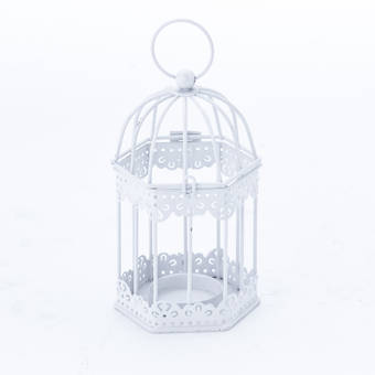 Ophelia Co 2 Piece Metal And Wood Lantern Set Wayfair
