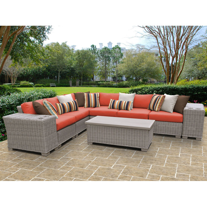 Coast 9 Piece Sectional Seating Group With Cushions Coast 9 Piece Sectional Seating Group With Cushions