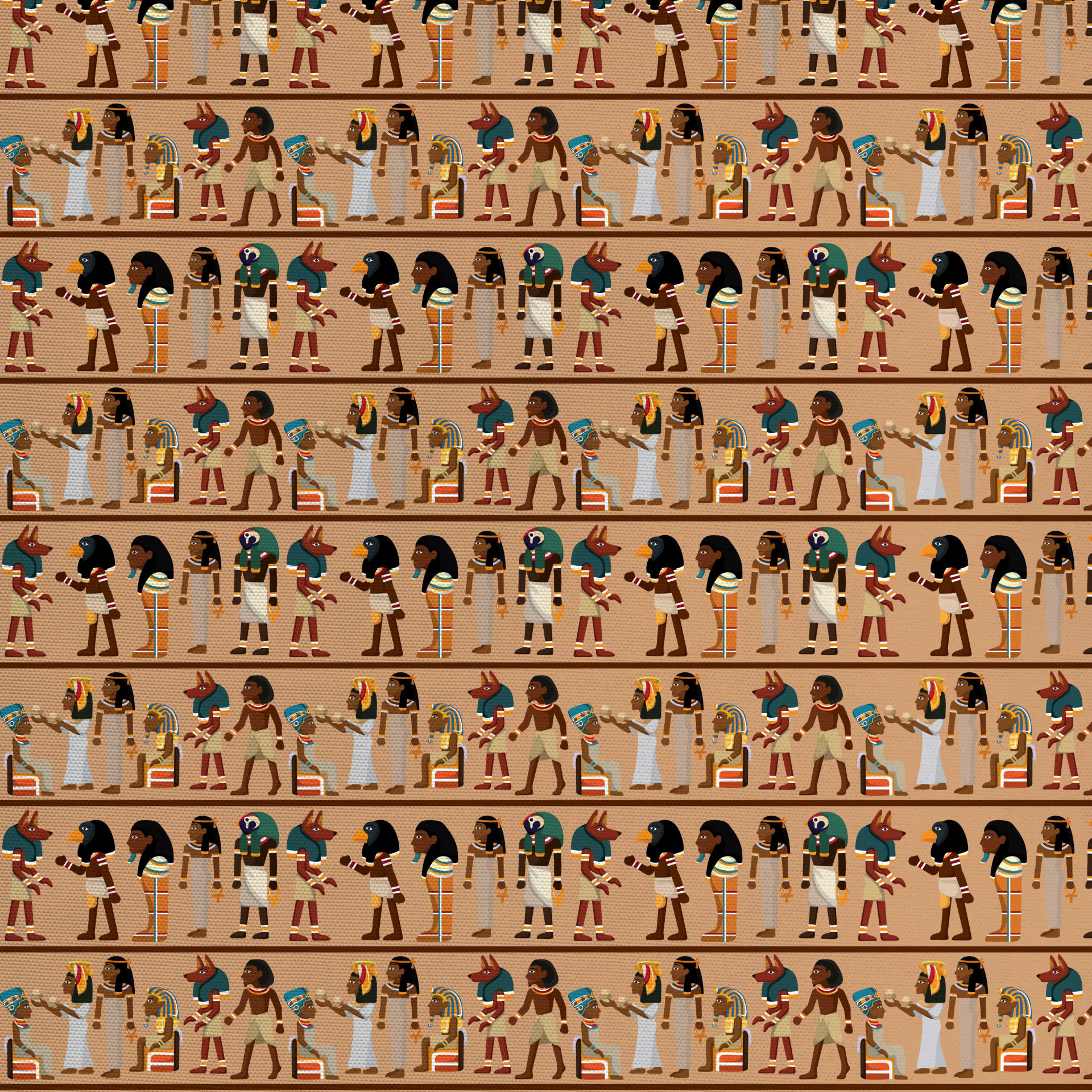 East Urban Home Egyptian Print Fabric Wayfair