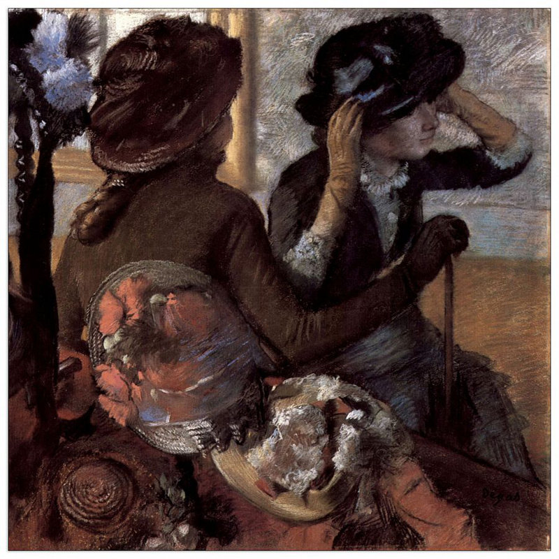 Astoria Grand The Milliner 1 By Edgar Degas Painting Print