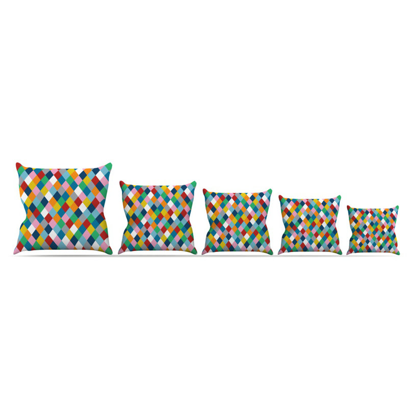 KESS InHouse Harlequin Zoom Throw Pillow Wayfair