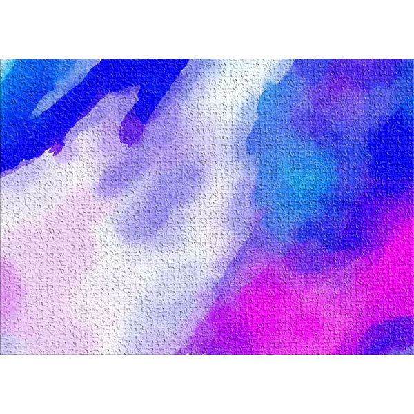 East Urban Home Watercolor Purple Area Rug Wayfair