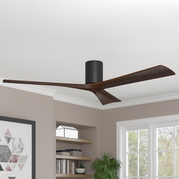 Wade Logan 60 Rosalind 3 Blade Hugger Ceiling Fan With Wall