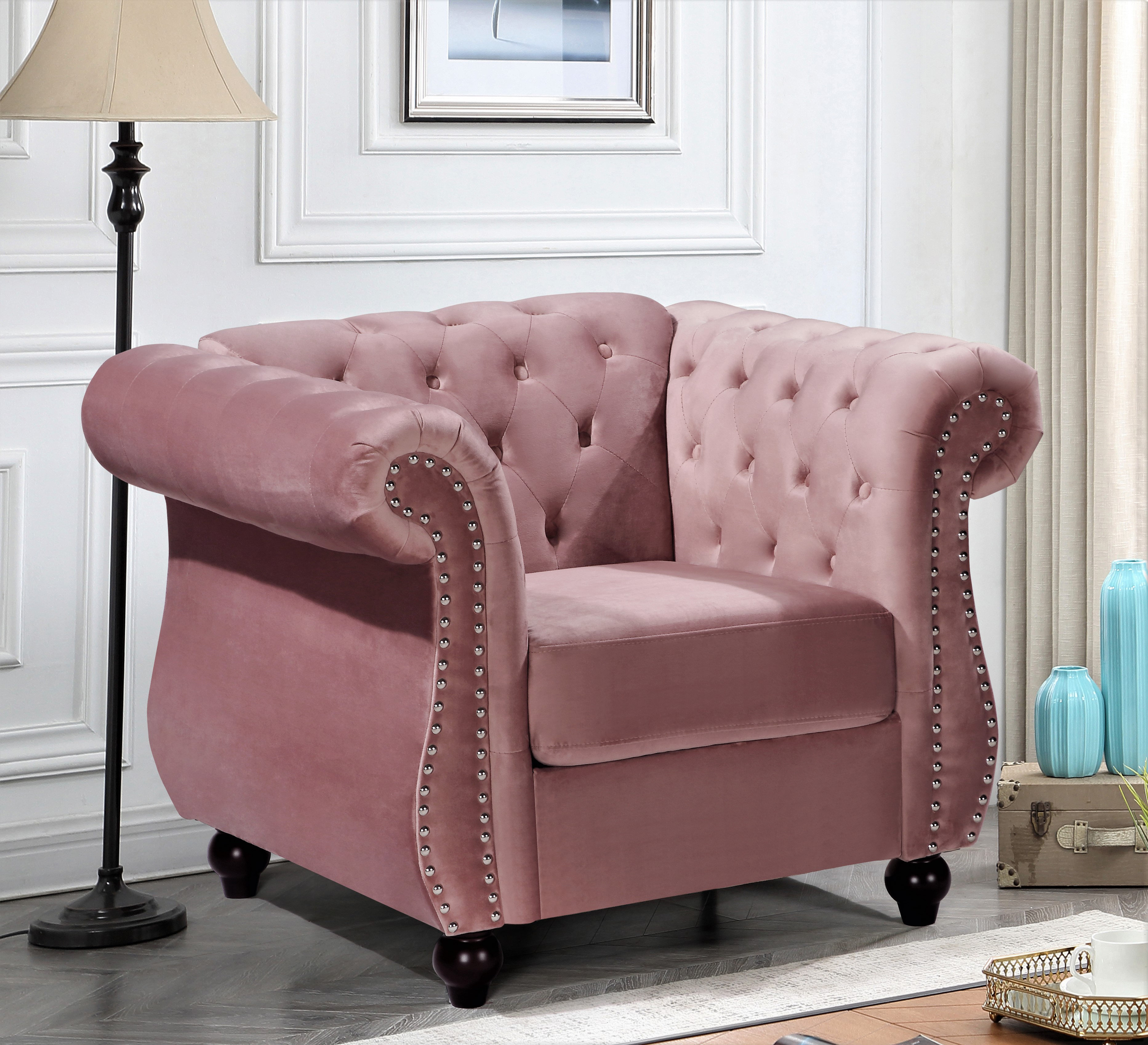 Lenita chesterfield chair hotsell