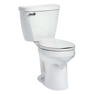 Go to store & view more images Mansfield Plumbing Products Summit SmartHeight 1.6 GPF Round Two-Piece Toilet