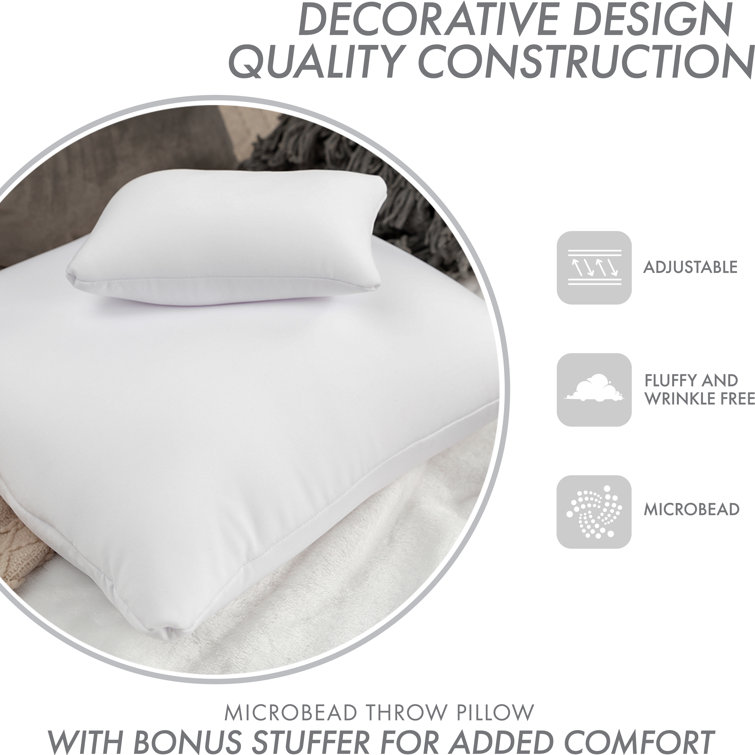 square microbead pillow