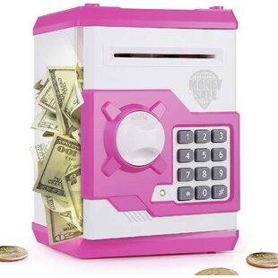 6X Christmas Gift For Kid Girl Boy Automated Money Stealing Coin Piggy Bank Box 
