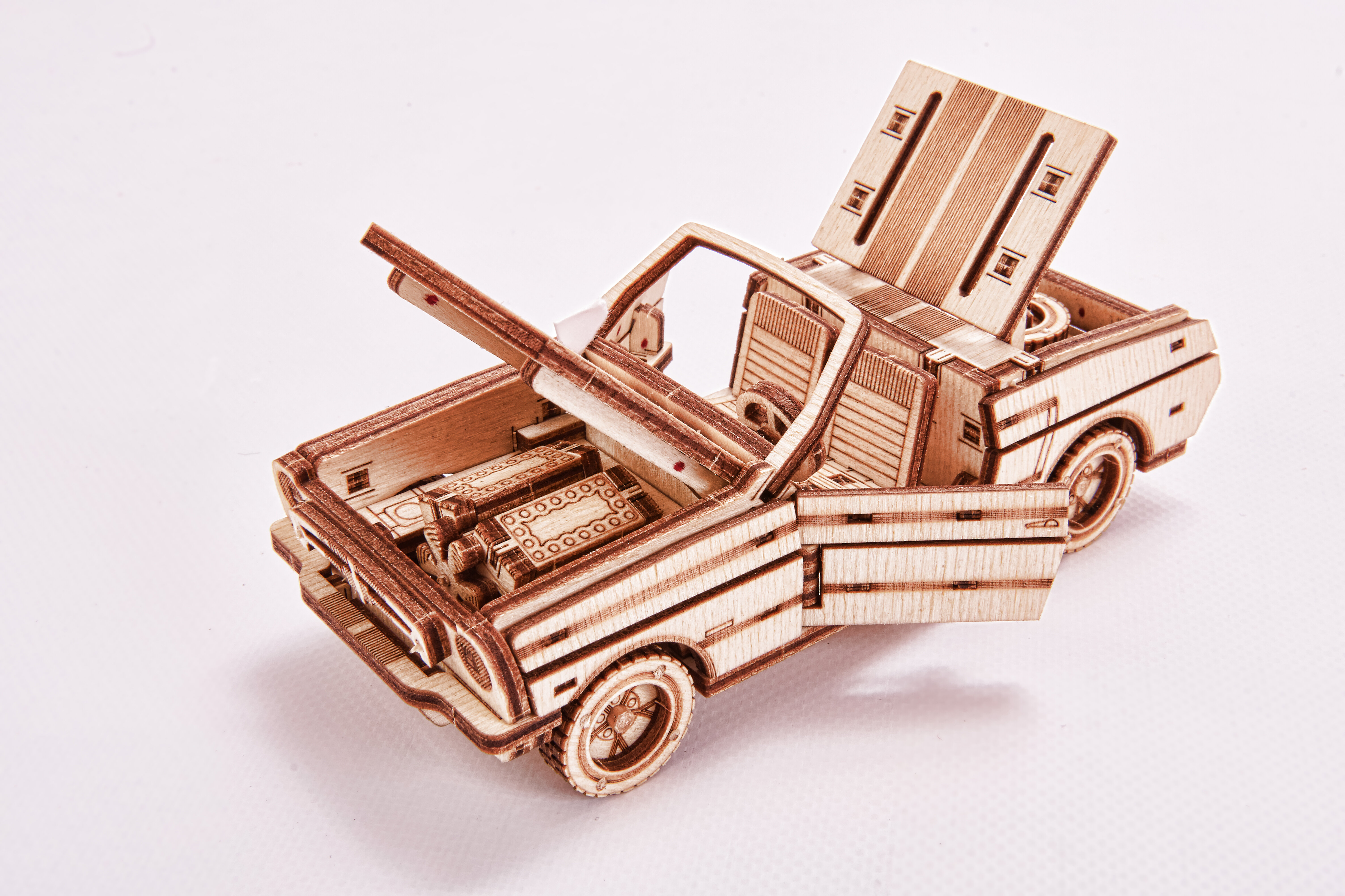 Eichhörnchen DIY 3D Holzpuzzle Woodcraft Bausatz Schneiden von Holz Han SJSCDE 
