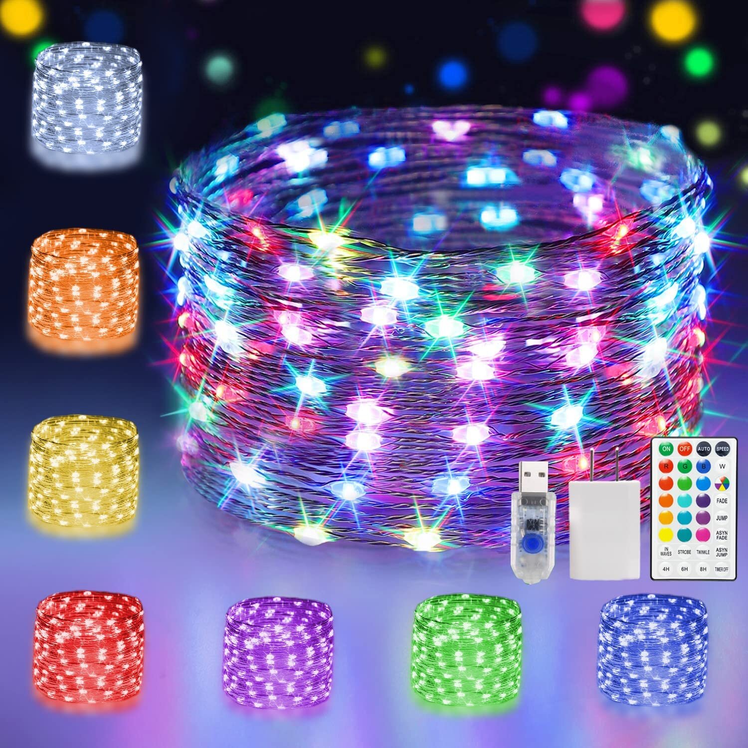 Outdoor LED Rope Lights 33ft Multicolor Wedding Party Christmas Decoration New 