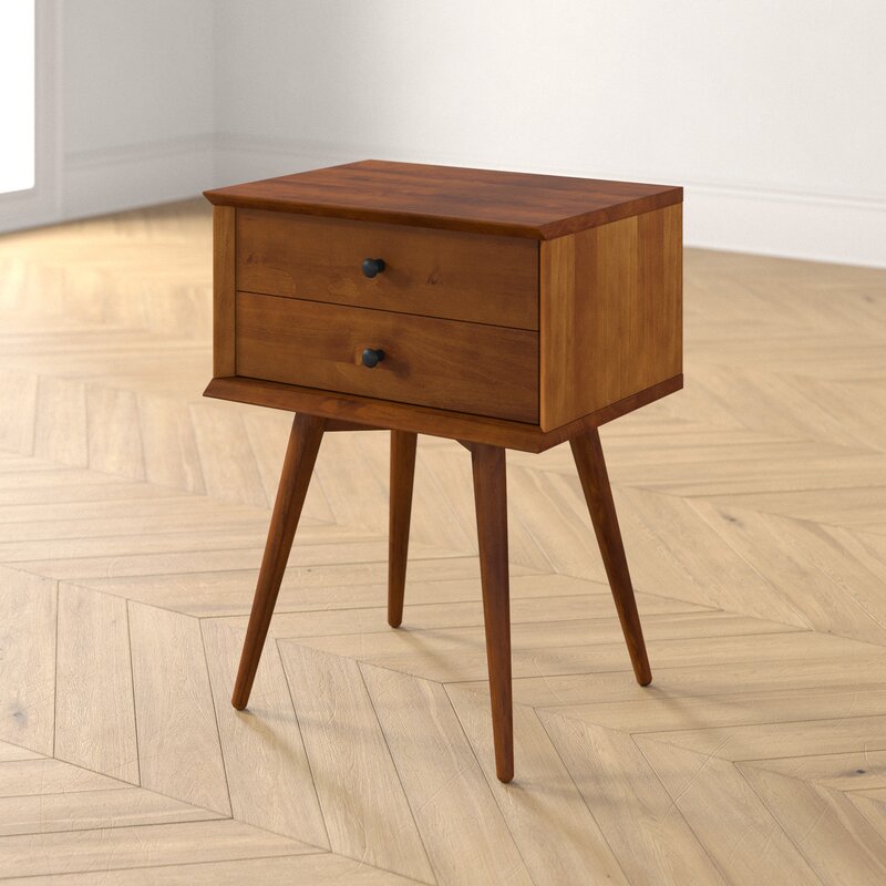 View Hardwood Nightstand Background