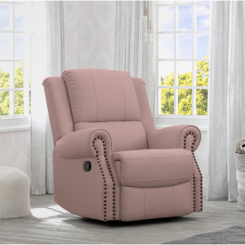 delta children dylan nursery recliner glider swivel chair