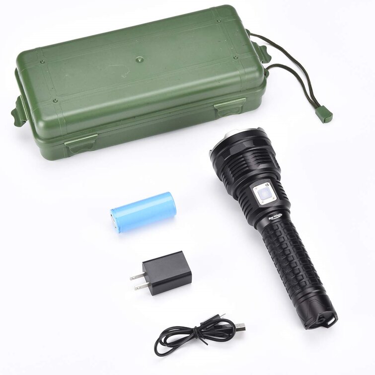 100W Solar Powerd Cree LED Light Recharge Car Outdoor Camping Work Torches Lamp