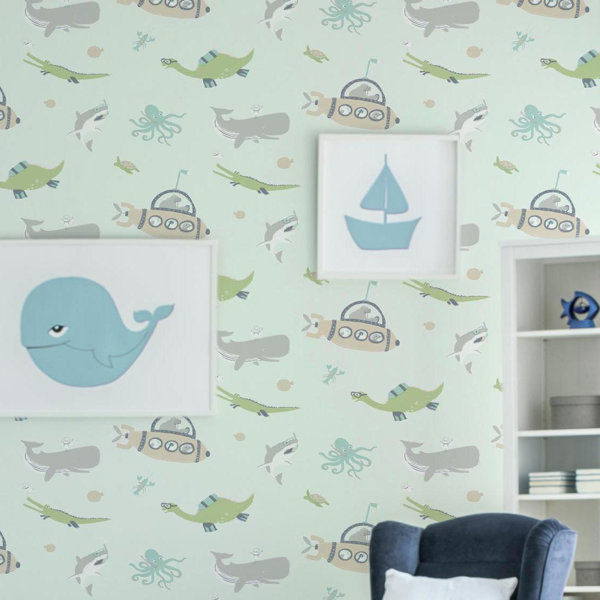 York Wallcoverings Underwater Exploration 33 L X 20 5 W