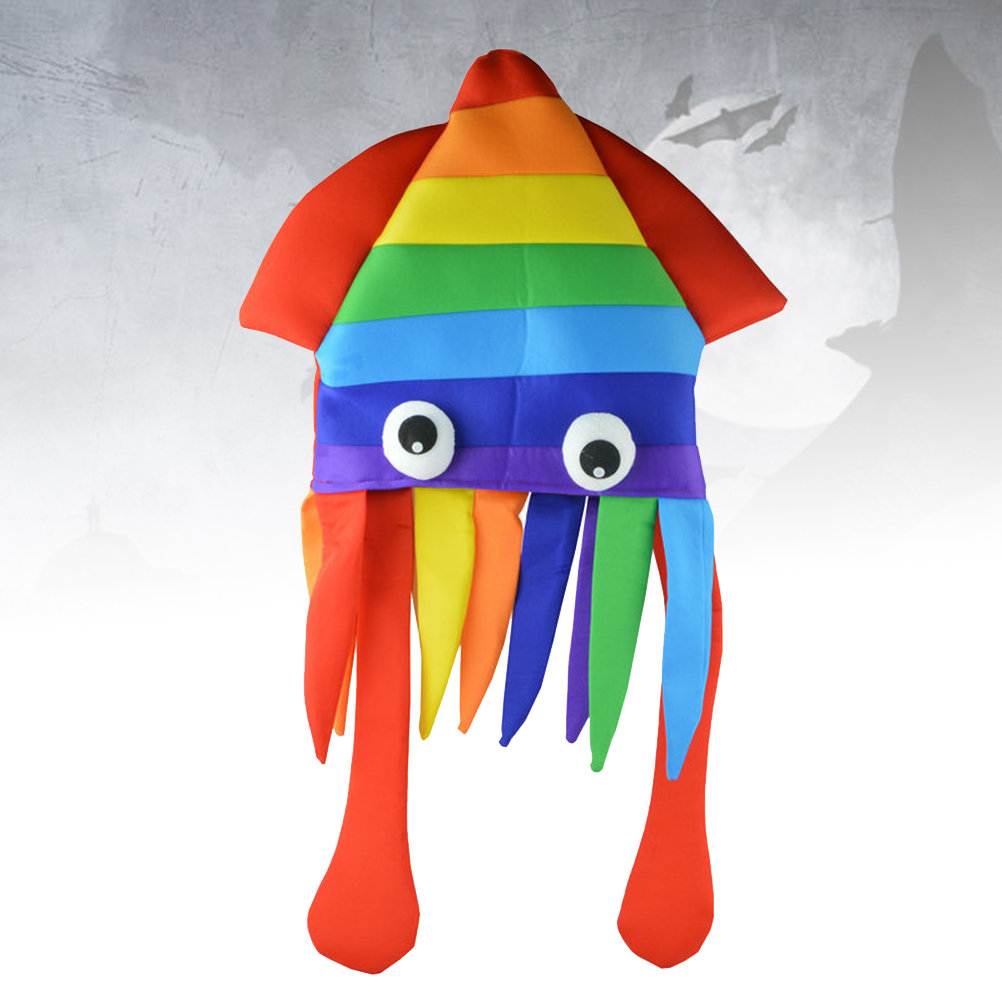 Rainbow squid hat Clearance
