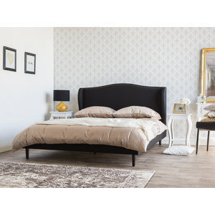 European King Size Bed Wayfair Co Uk Arvilla European King Size Upholstered Platform Bed