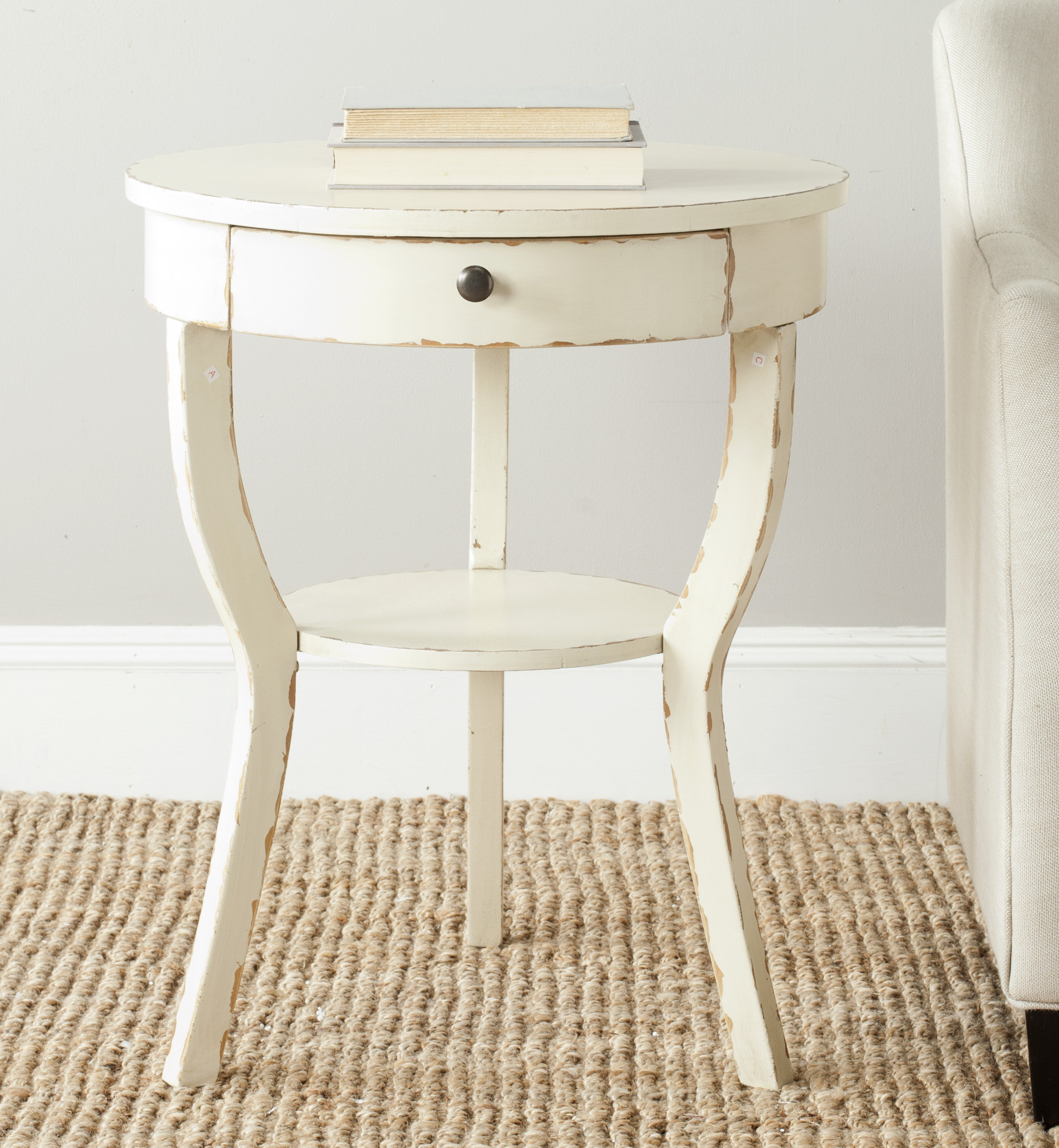 August Grove Joanna 3 Legs End Table With Storage Reviews Wayfair