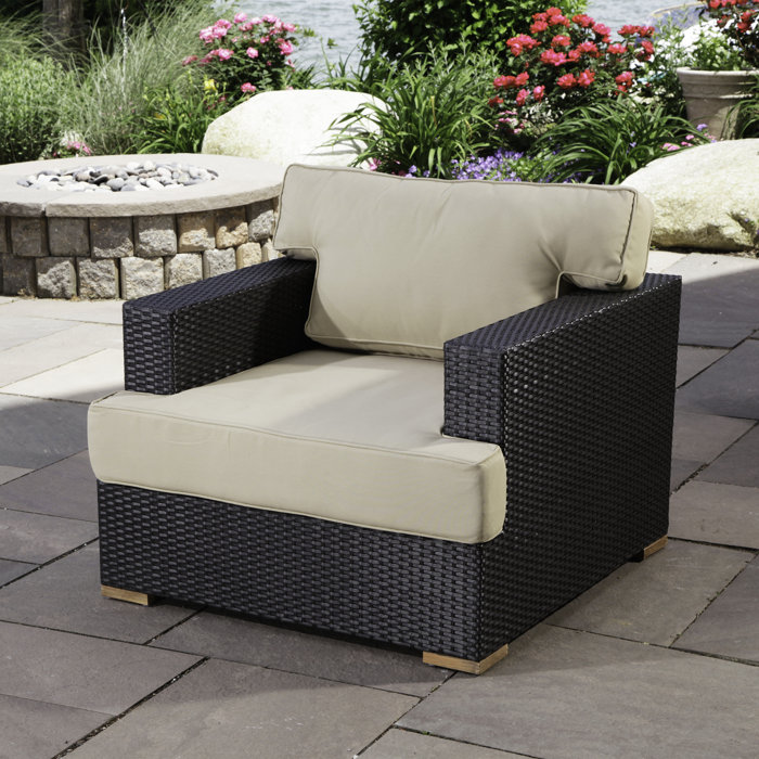 Madbury Road Salina Teak Club Patio Chair With Cushions Wayfair Trending Searches Smart Coffee Table Outdoor Decor