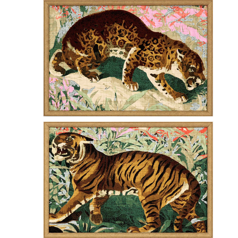 World Menagerie Concrete Jungle Cats 2 Piece Framed Graphic Art Set Wayfair World Menagerie Concrete Jungle Cats 2 Piece Framed Graphic Art Set Wayfair