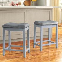 backless grey bar stools