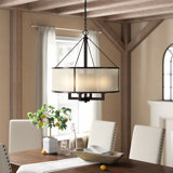 Farmhouse Rustic Sloped Ceiling Adaptable Chandeliers Birch Lane