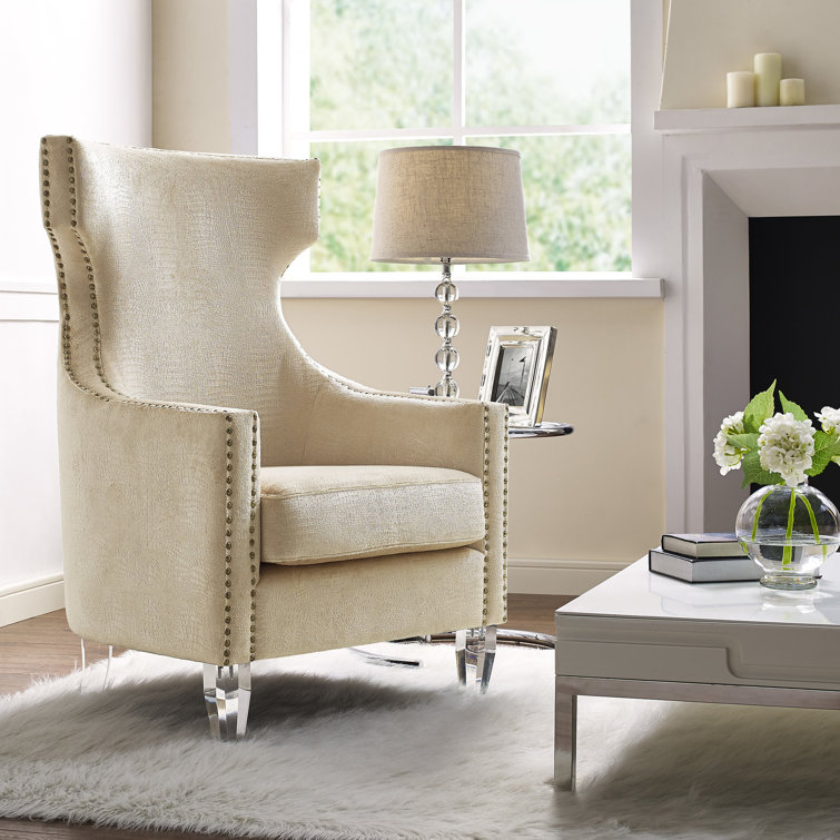 House of Hampton® Danield 29.1'' Wide Velvet Wingback Chair & Reviews Wayfair