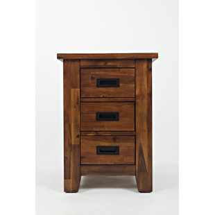 Salvador Wooden Cabinet Chairside End Table by Millwood Pines 2019 Sale