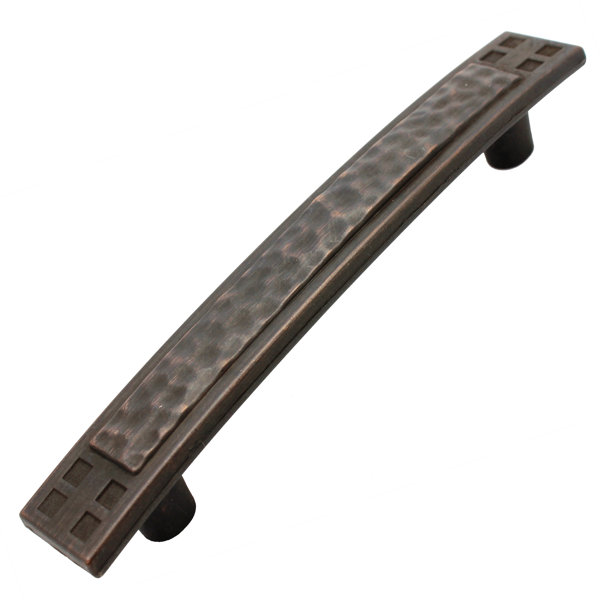 8 Natural Iron Color 4 5 Hammered Finish Decorative Drawer Cabinet Pull Handle