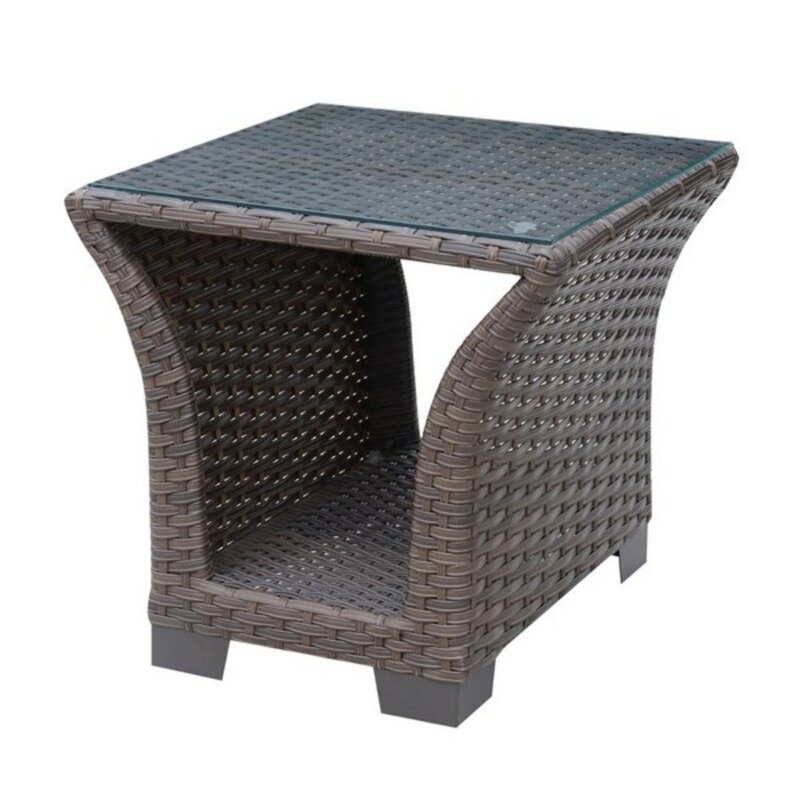 Charlton Home Mcevoy Wicker Rattan Side Table Wayfair