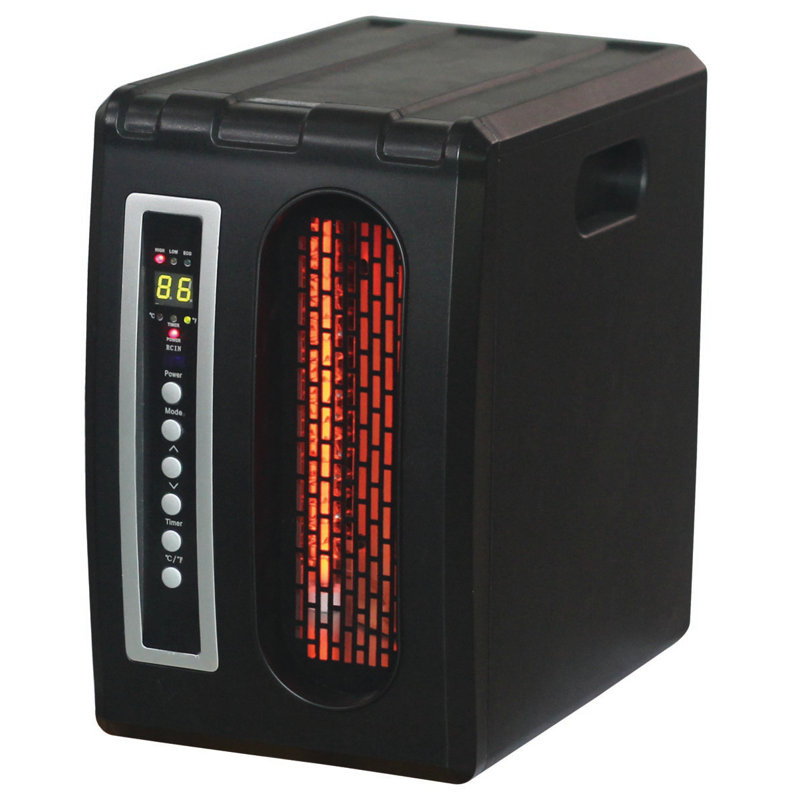 Duraheat 1 500 Watt Portable Electric Infrared Compact Heater With Remote Control Reviews Wayfair