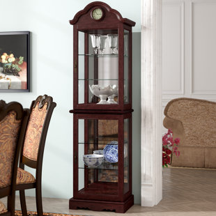 Go to store & view more images Astoria Grand Inglaterra Lighted Curio Cabinet