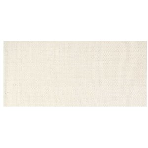 Hand-Woven White Area Rug