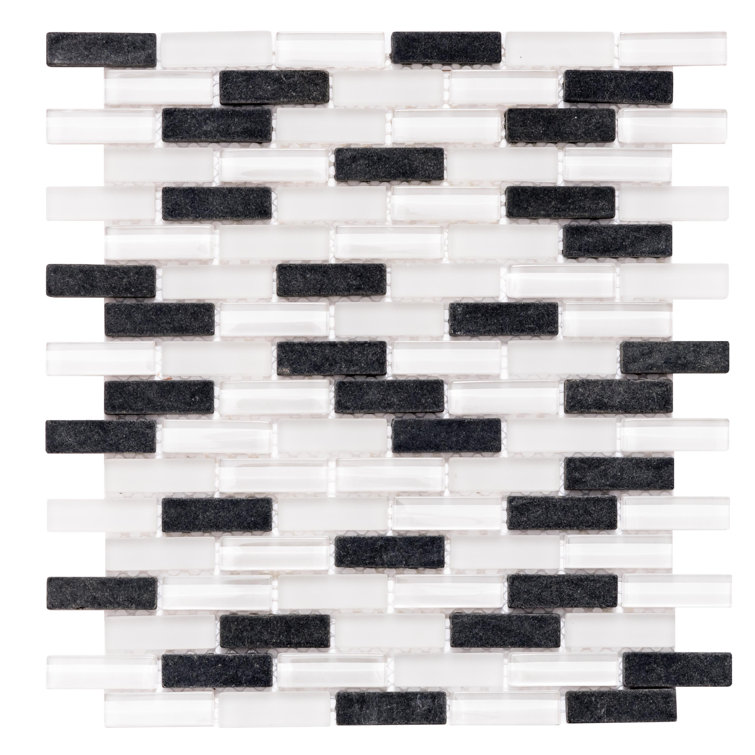 Victory Brick 1" x 2" Glass Mosaic Tile