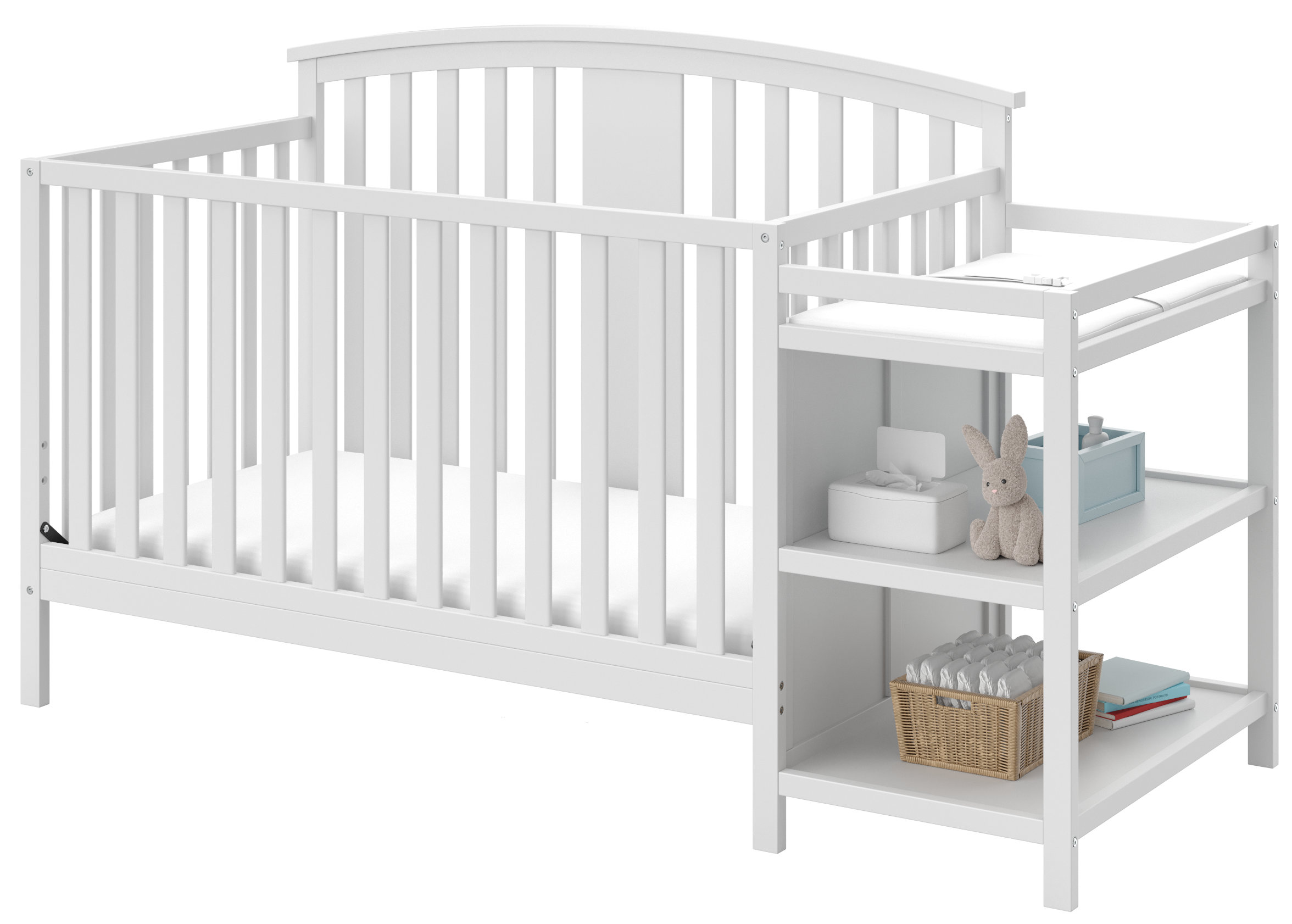 Greyson 3 In 1 Convertible Crib And Changer