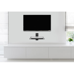 Mount It Tinted Tempered Glass Floating Wall Mounted Shelf Bracket Stand Sawbank Hutpers