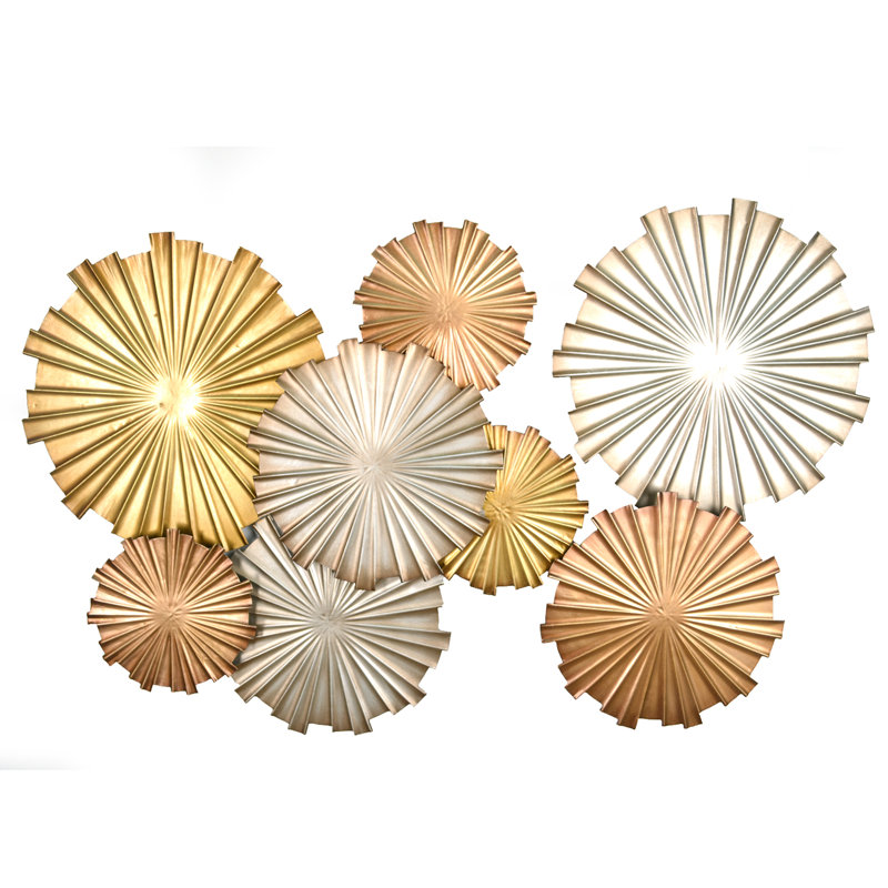 Metal Circle Wall Decor mistana mixed statement circles metal wall décor & reviews | wayfair Metal Circle Wall Decor mistana mixed statement circles metal wall décor & reviews | wayfair