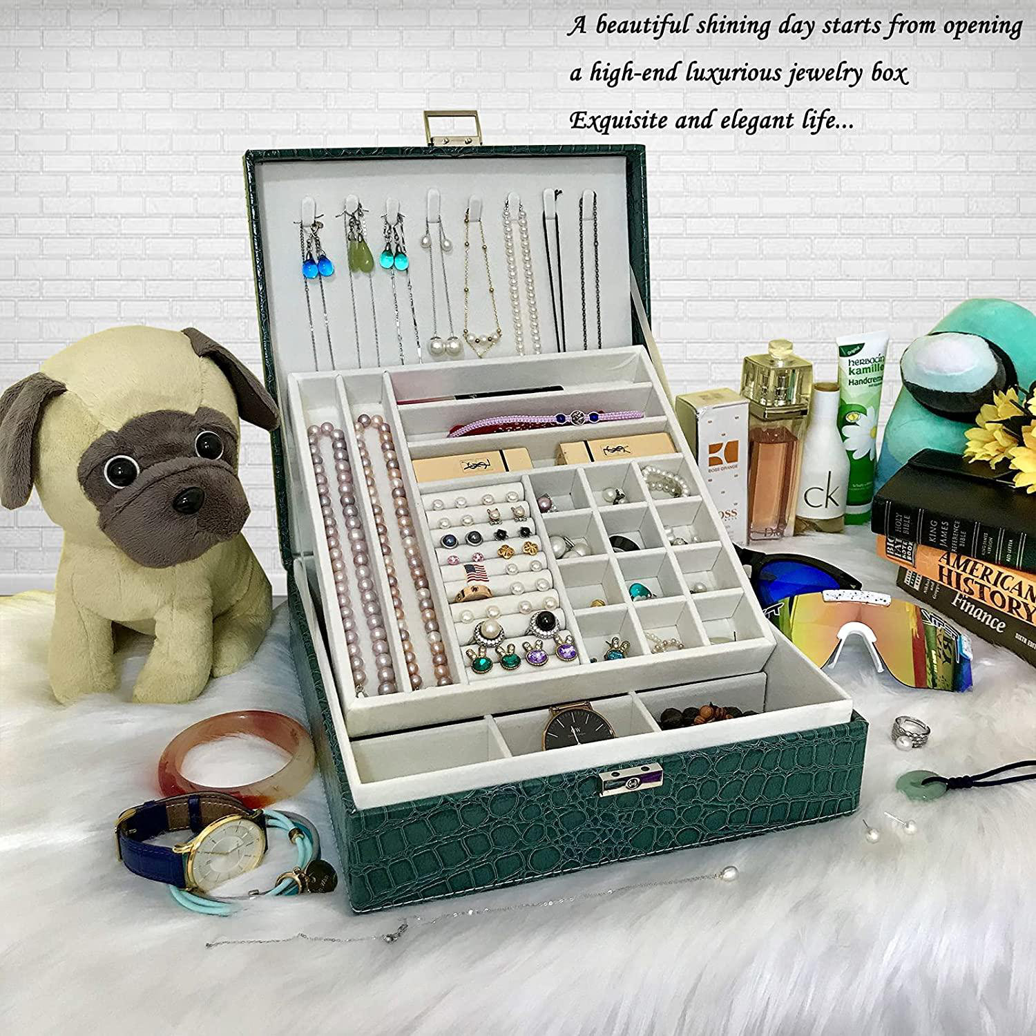 large travel jewelry organizer