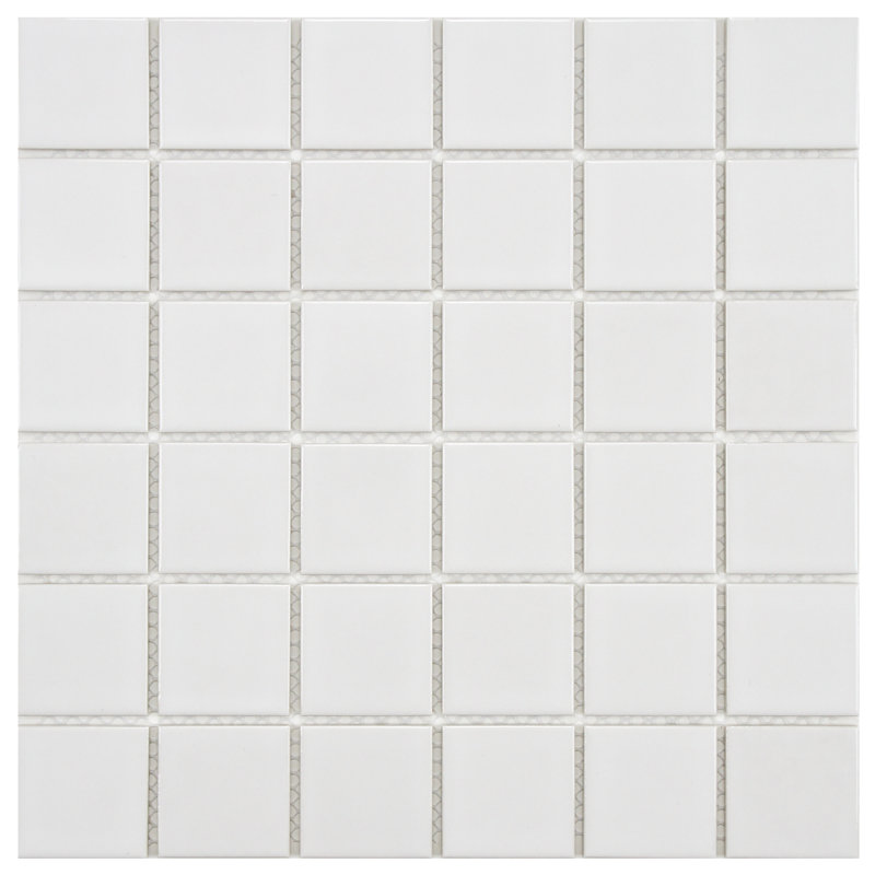 Elitetile Arctic 2 X Porcelain Mosaic Tile In White Reviews Arctic 2 X Porcelain Mosaic Tile In White
