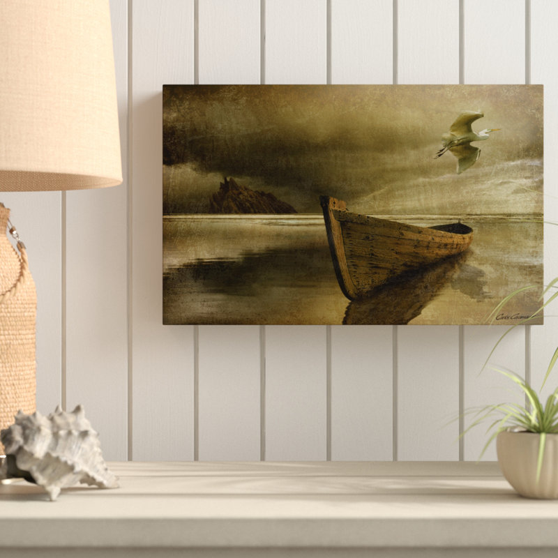 Breakwater Bay The Solitude Of The Sea 3 Acrylic Painting Print