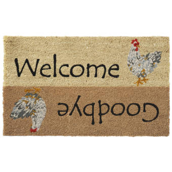 Winston Porter Dorlean Coir 24 In X 36 In Outdoor Door Mat Wayfair
