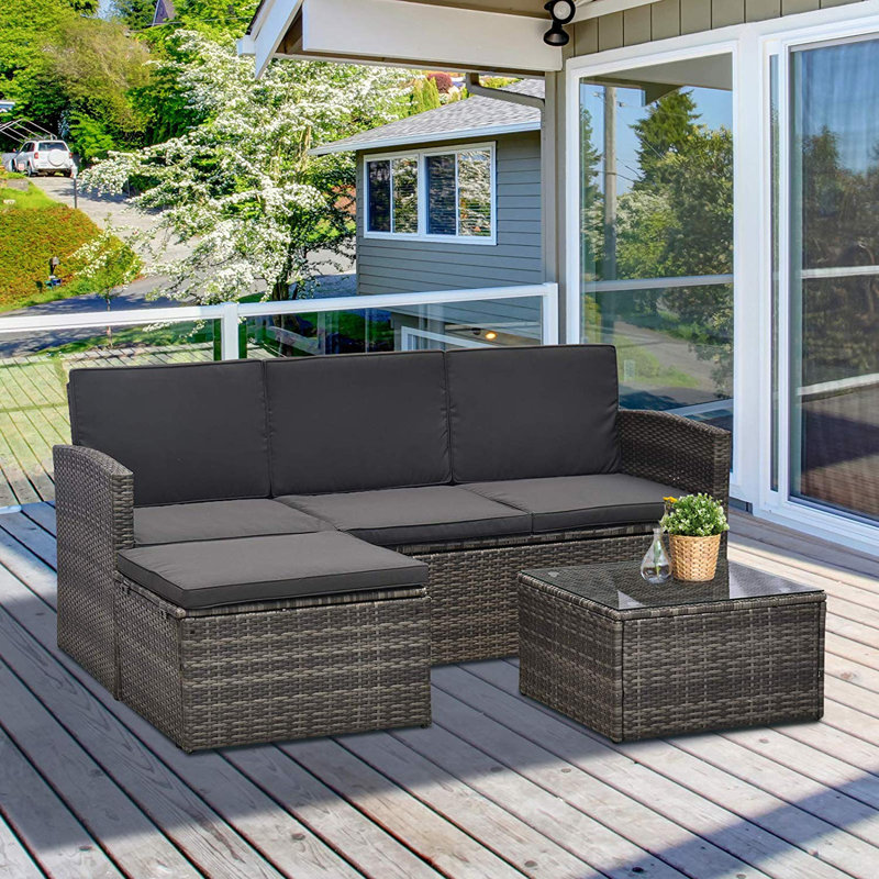 Sol 72 Outdoor Nantan 3 Seater Rattan Corner Sofa Set ... (800 x 800 Pixel)
