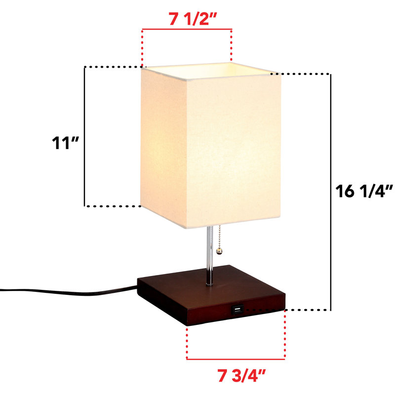 table lamps with charging station